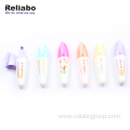 Custom Mini Lovely Capsule Shape Highlighter Pens